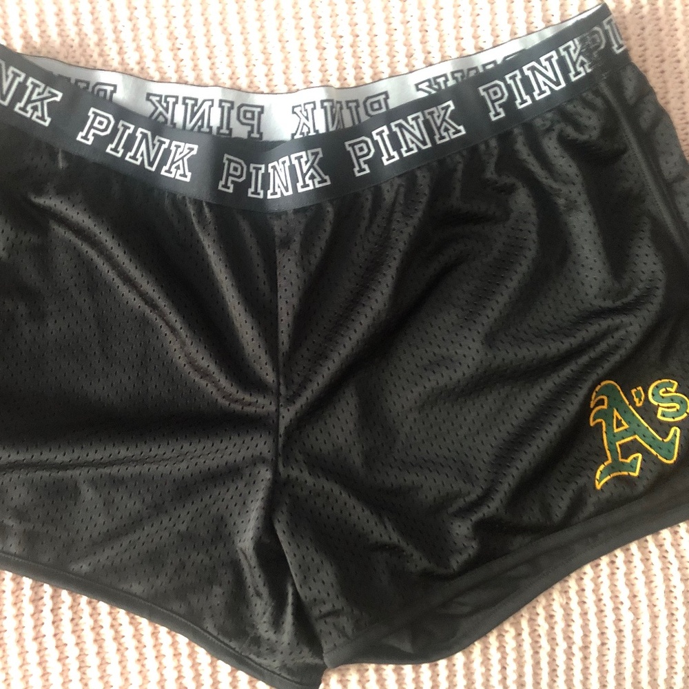 Never used PINK A’s shorts Size large